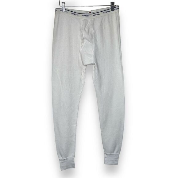 Fruit of the Loom Waffle Thermal Beige Long John Layering Pants Men Size Medium - Picture 1 of 9